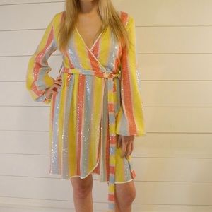 Peach Love Sequin Dress